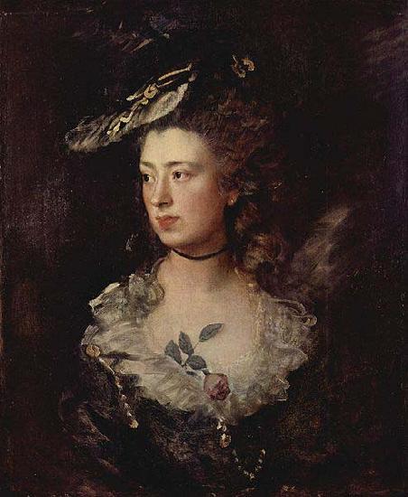 Thomas Gainsborough Gainsborough Daughter Mary Sweden oil painting art